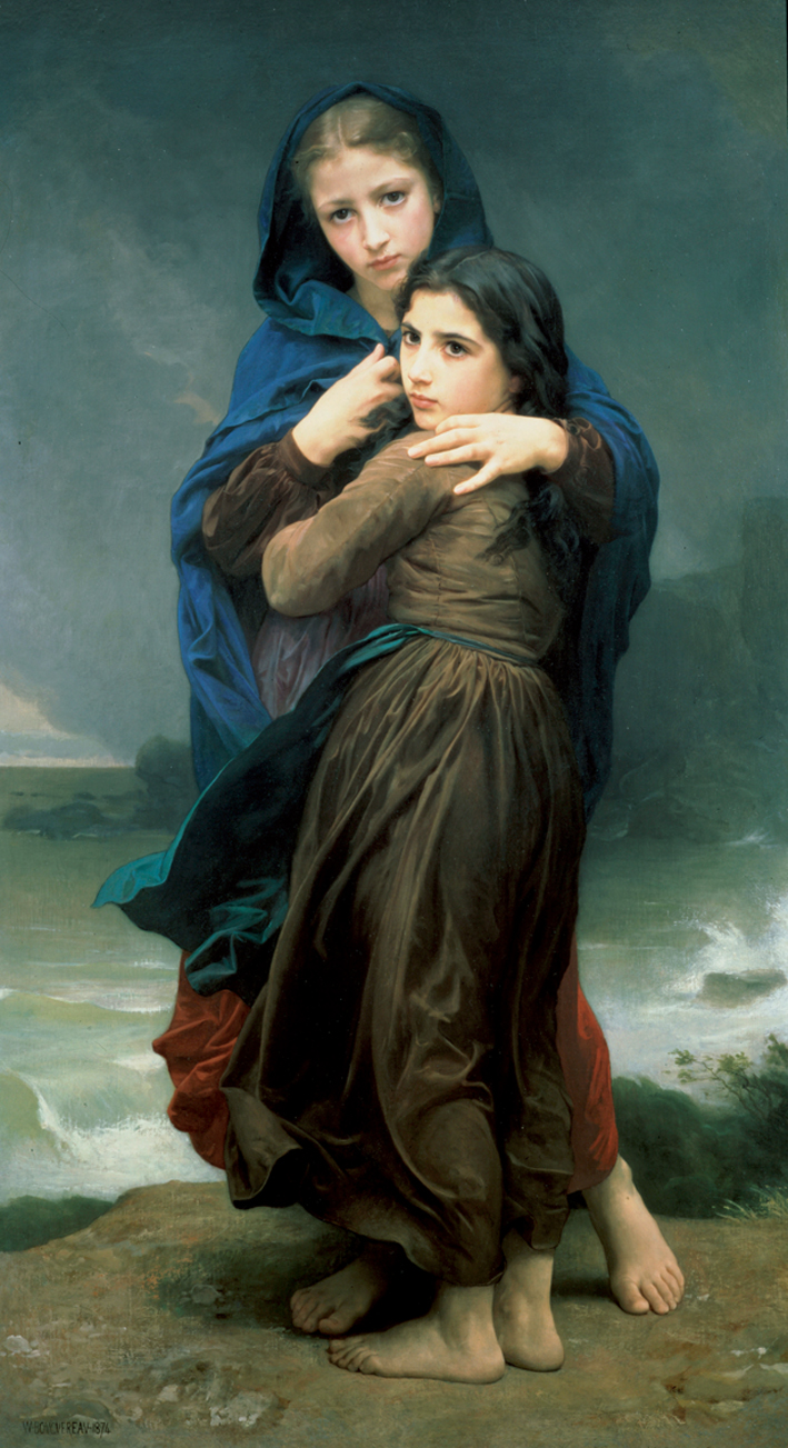  阿道夫·布格罗 Adolphe Bouguereau —— 风暴中